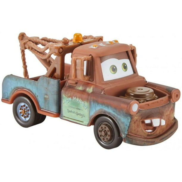 Disney Pixar Cars Tow Mater Flash Eye Diecast Metal Toy Model Car 1:55 Kids Gift